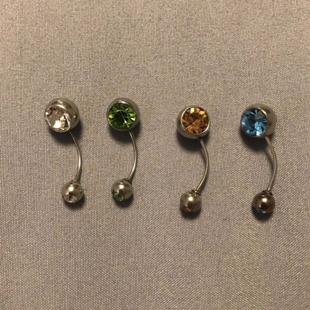 4 set Belly/ear rings